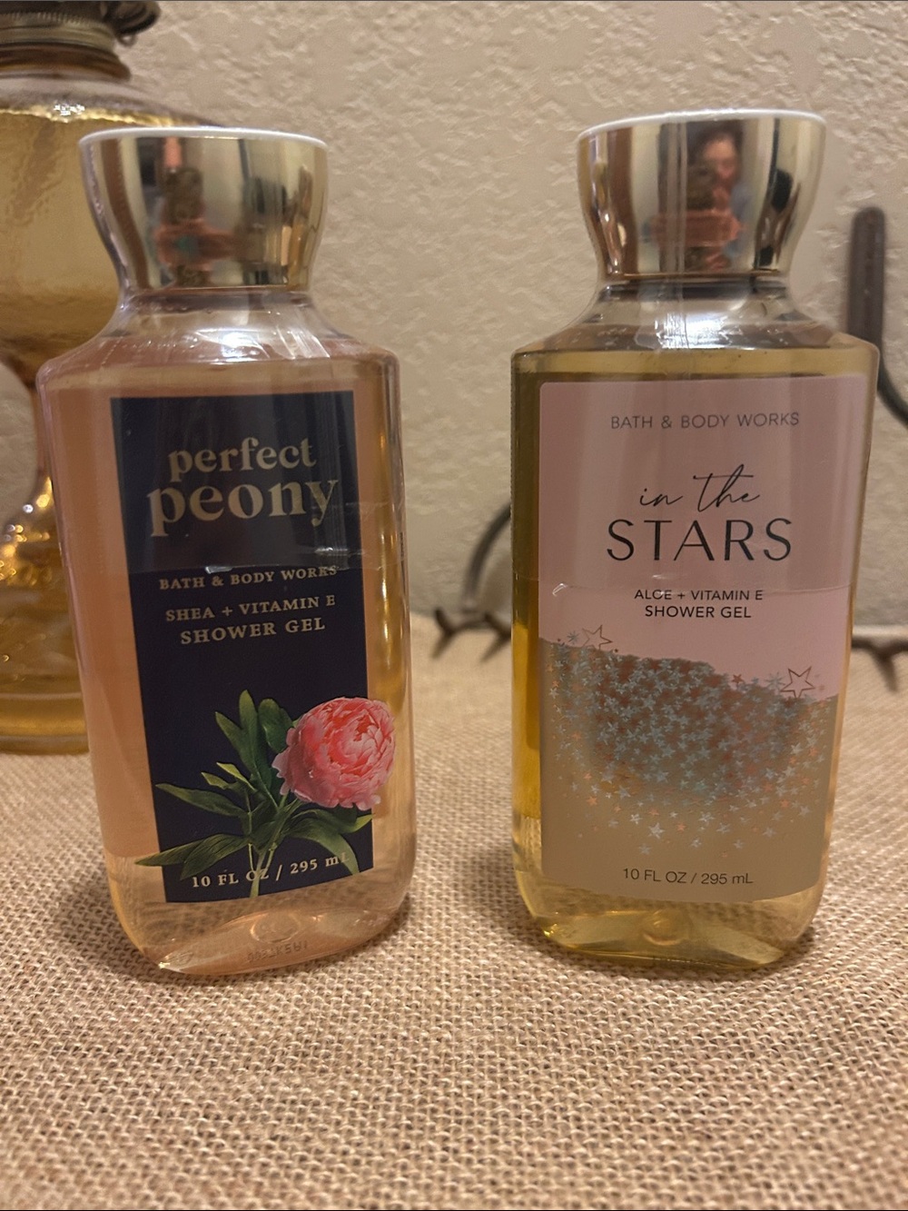 Bath & Body Works Shower Gels - Pink & Gold Accents